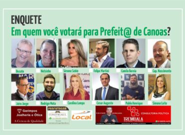 ENQUETE – Em quem você vai votar para Prefeito de Canoas?