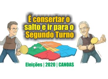 É consertar o salto e ir para o Segundo Turno