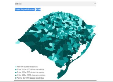Canoas vai receber 8.200 doses da nova remessa da CoronaVac