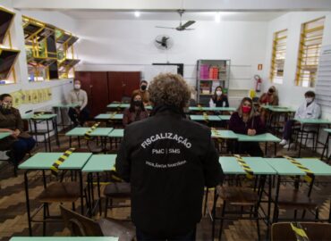 Saúde e Educação seguem ações dos protocolos sanitários nas escolas municipais