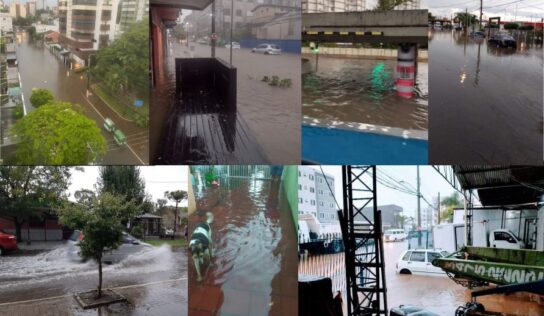 A chuva foi grande, a incapacidade maior ainda