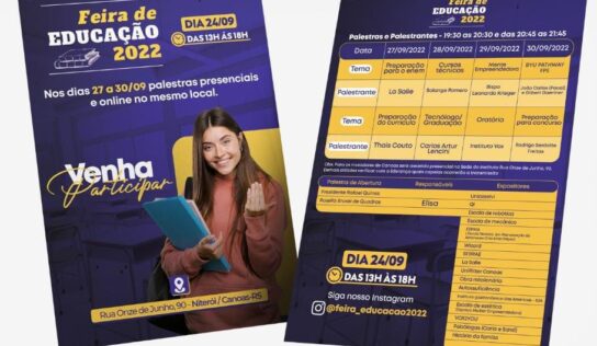 Feira da educação 2022 encerra amanhã